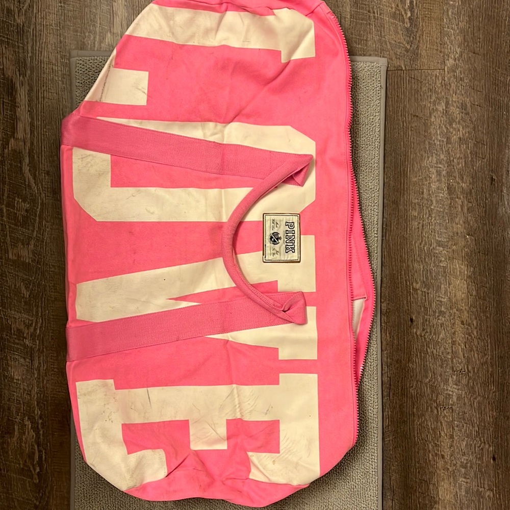 LARGE PINK Victoria Secret Duffle